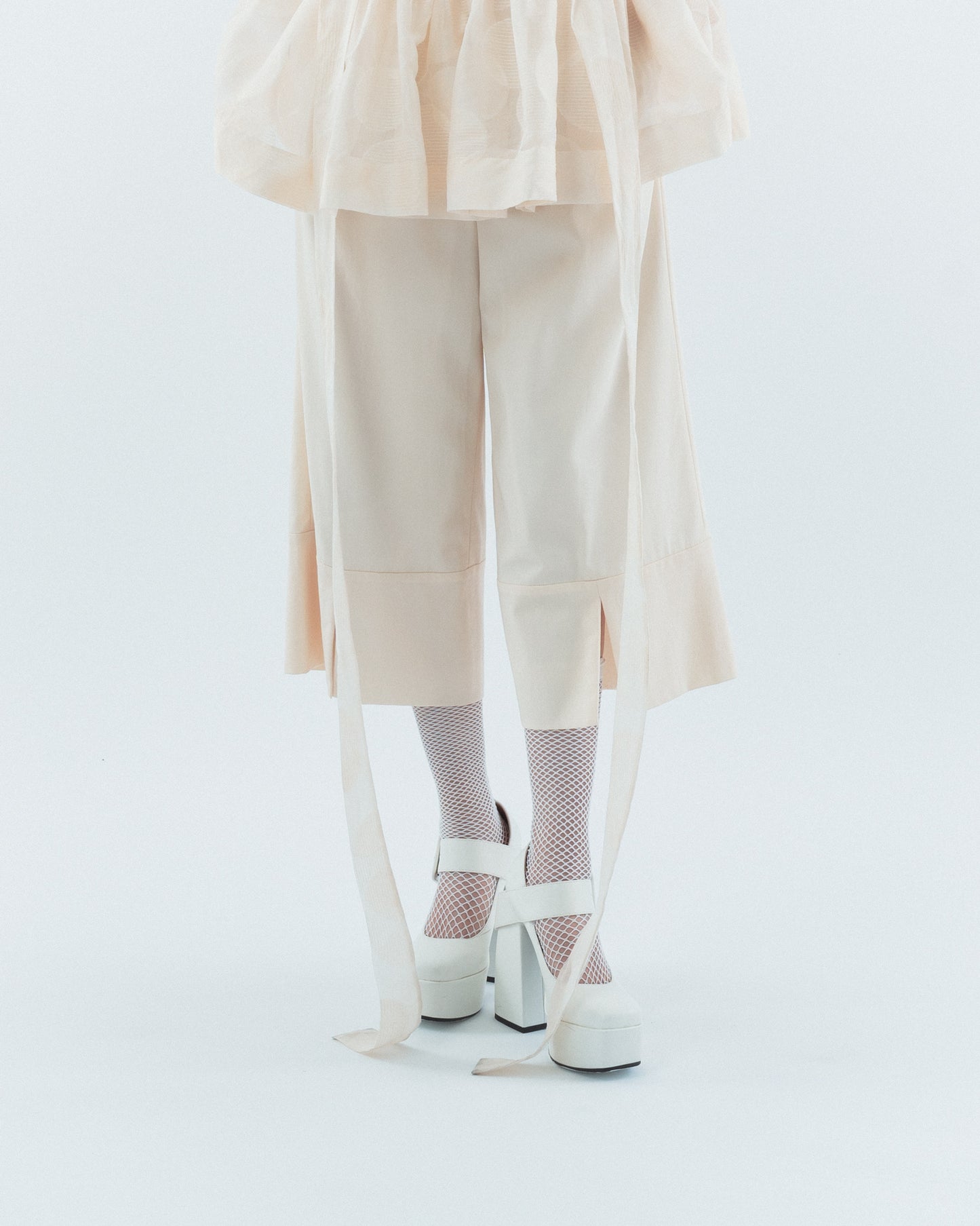 Rice Double Pleated Wide Pants