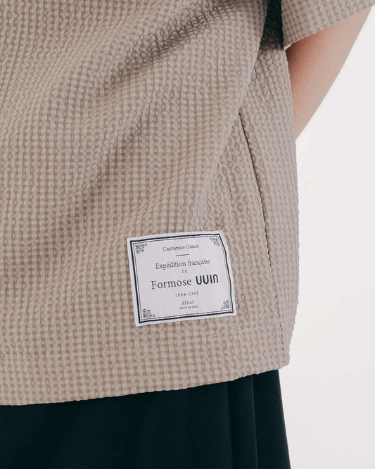 正反穿泡泡組織OVERSIZE上衣