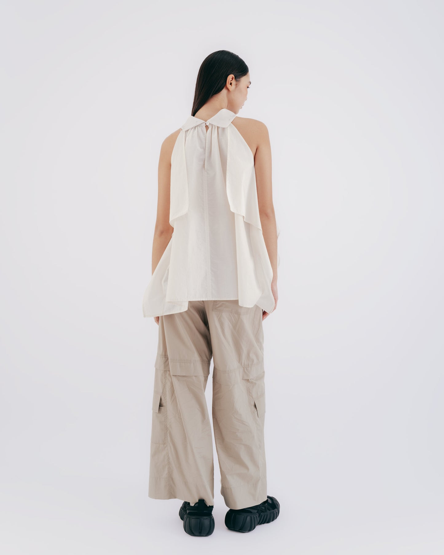 FORMOSA manuscript print off-shoulder top