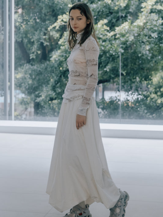 FORMOSA 山景手繪 Tattoo刺青衣 (白色)