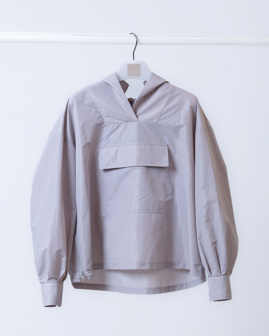 機能風連帽口袋罩衫