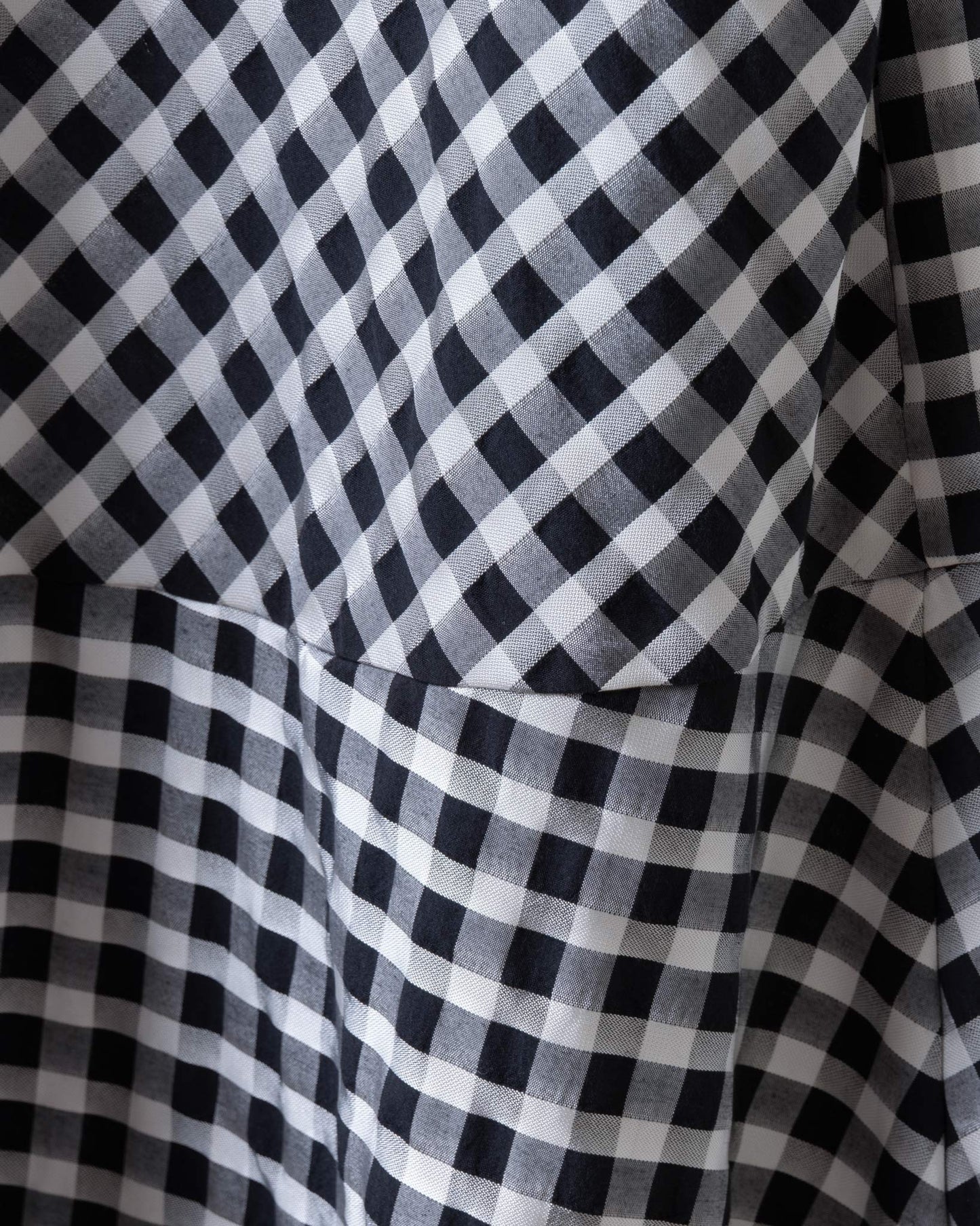 Black and white plaid sailor bow tie long dress