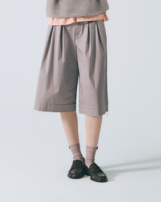 織標羅紋長襪(粉藕)