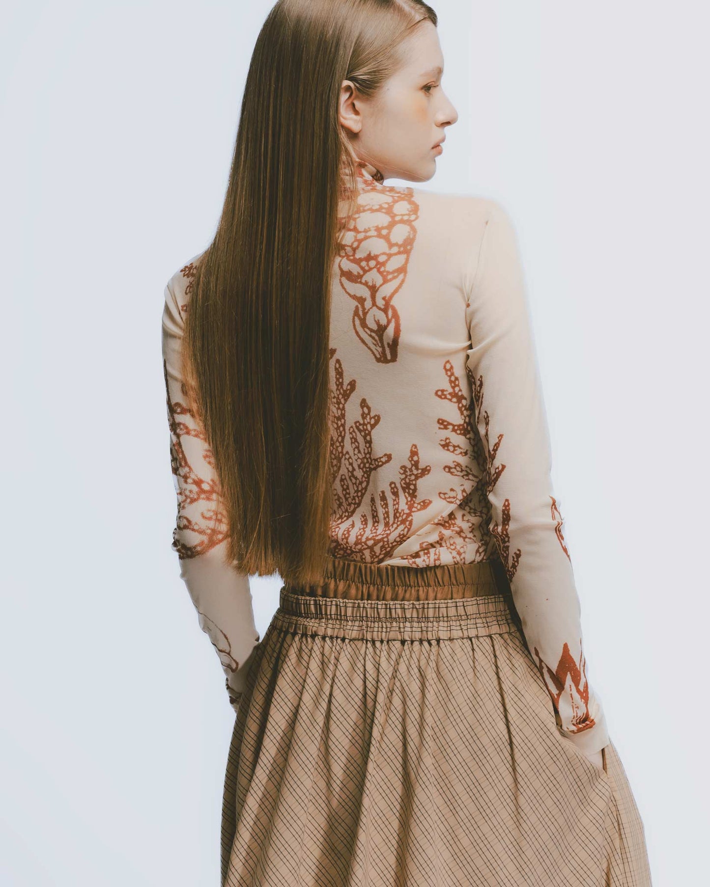 Coniferous Print Khaki Tatoo Shirt