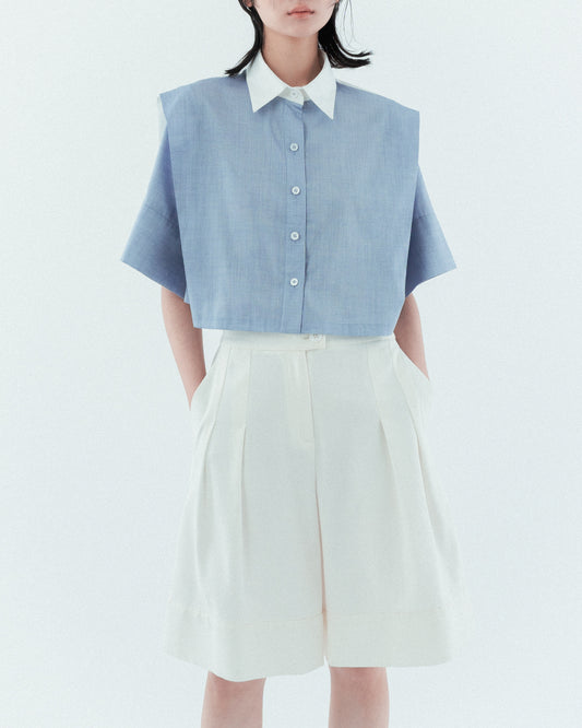 白大褶五分短褲