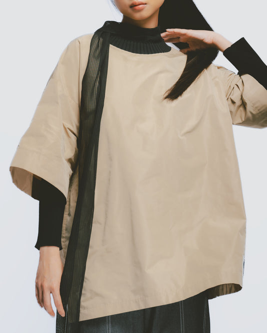 挺版街頭感寬鬆T (卡其)