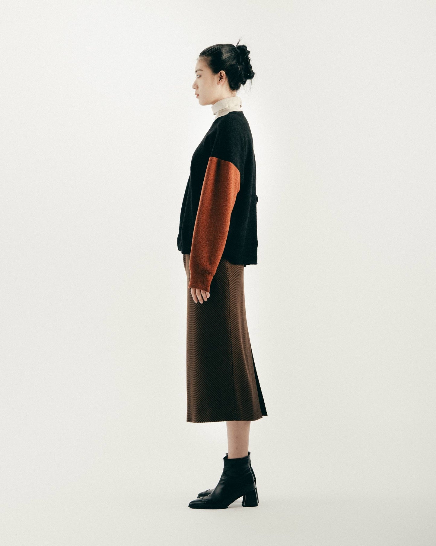 Rice Double Pleated Wide Pants