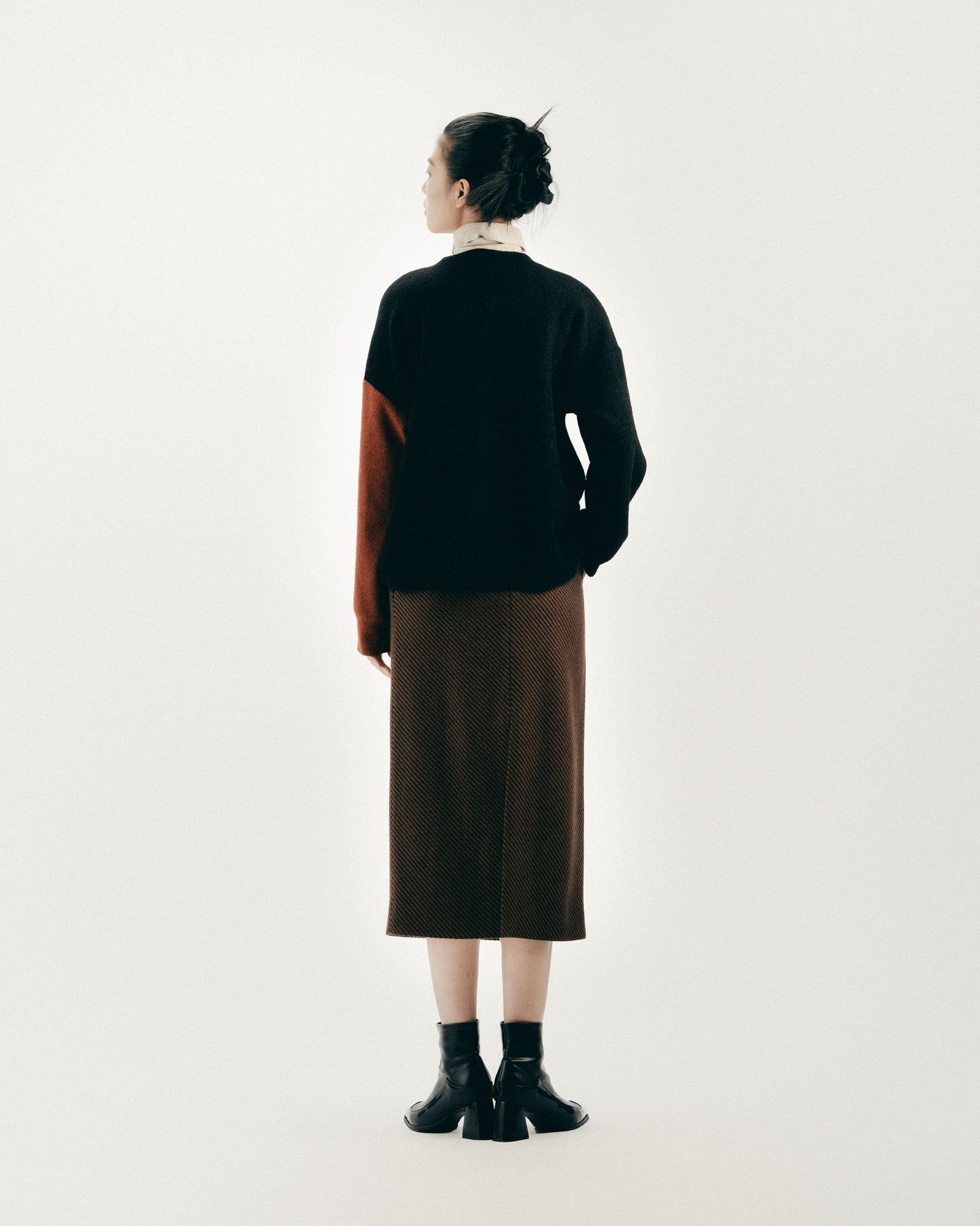 Rice Double Pleated Wide Pants