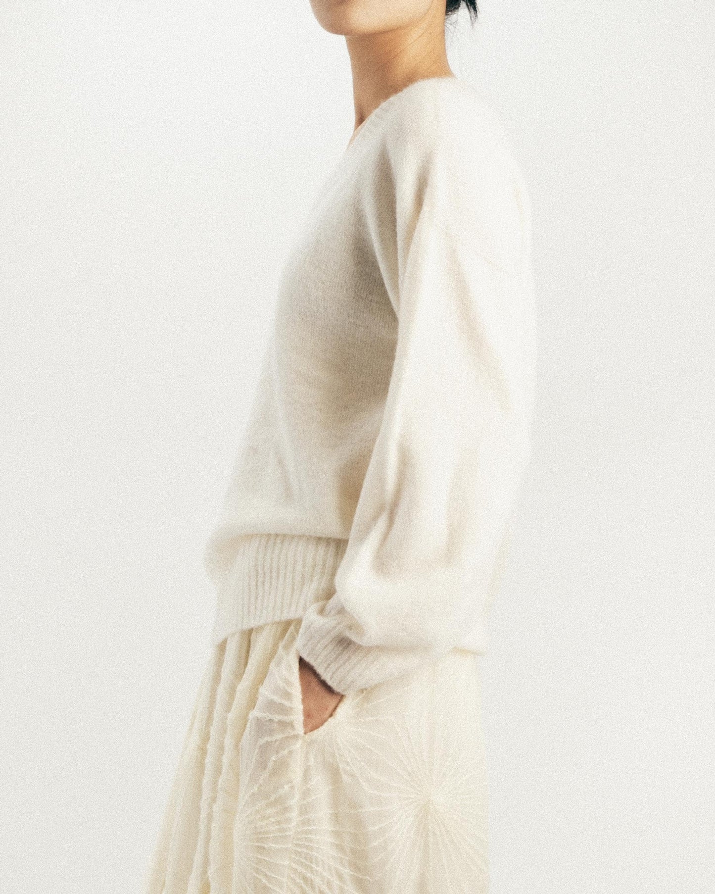 Off-white V-neck sweater