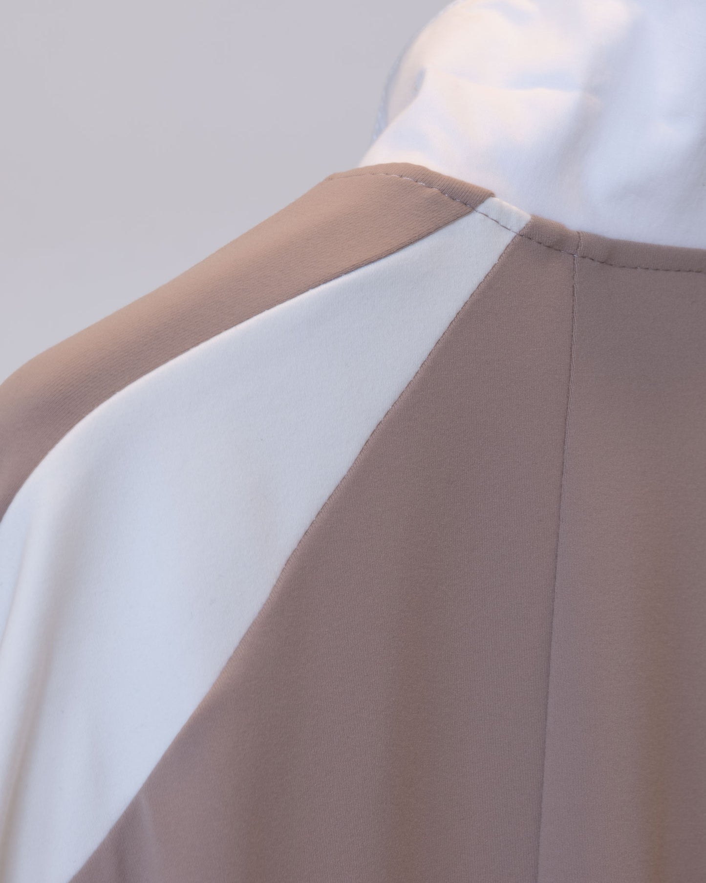 撞色翻領休閒感長洋裝