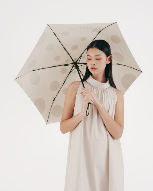 UUIN雨點碳纖輕量自動傘(卡其)