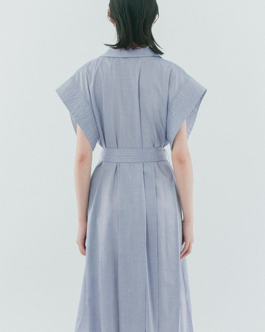 Blue suit and tie dress 