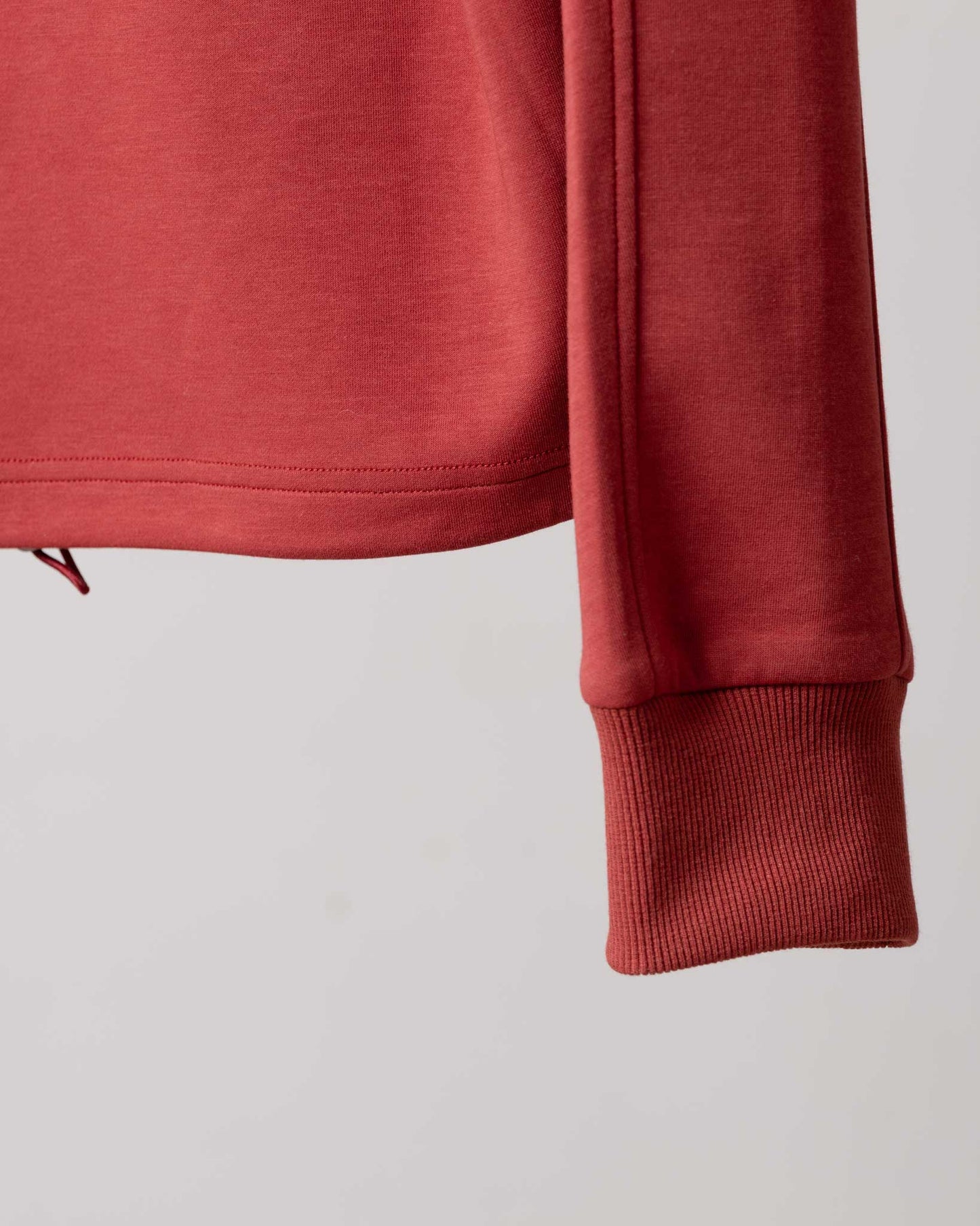 結構剪裁立領上衣(磚紅)