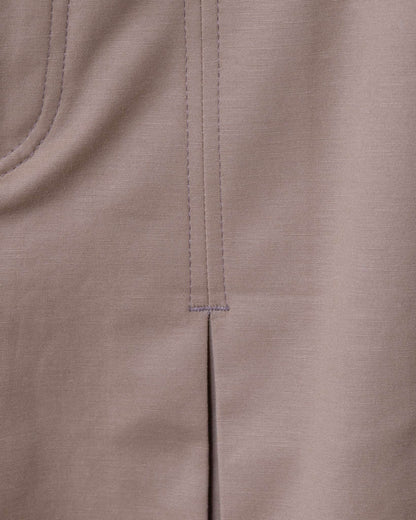 雙縫線寬版牛仔褲(卡其)