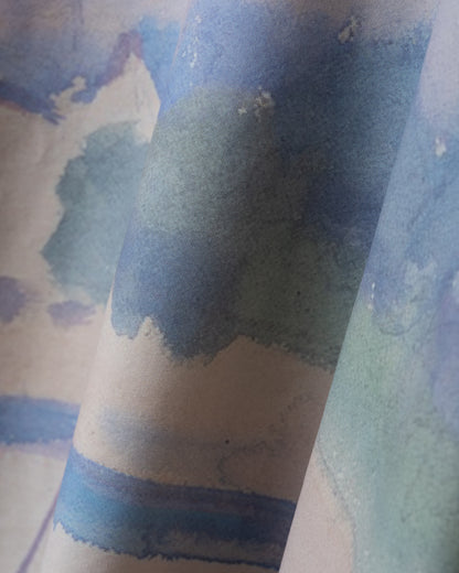 港口印花長袖上衣