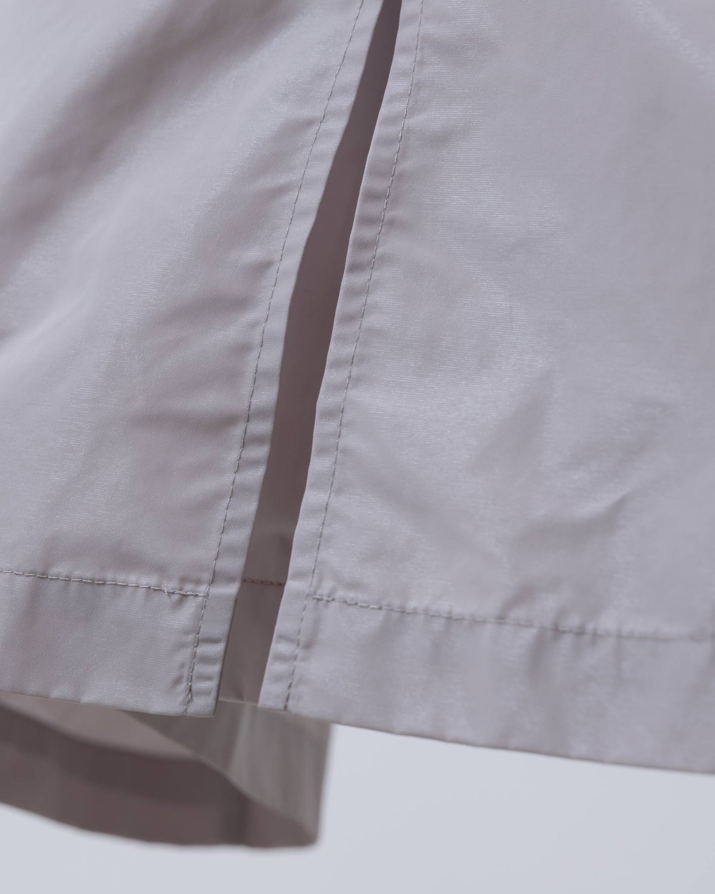 光澤質感高領風衣外套