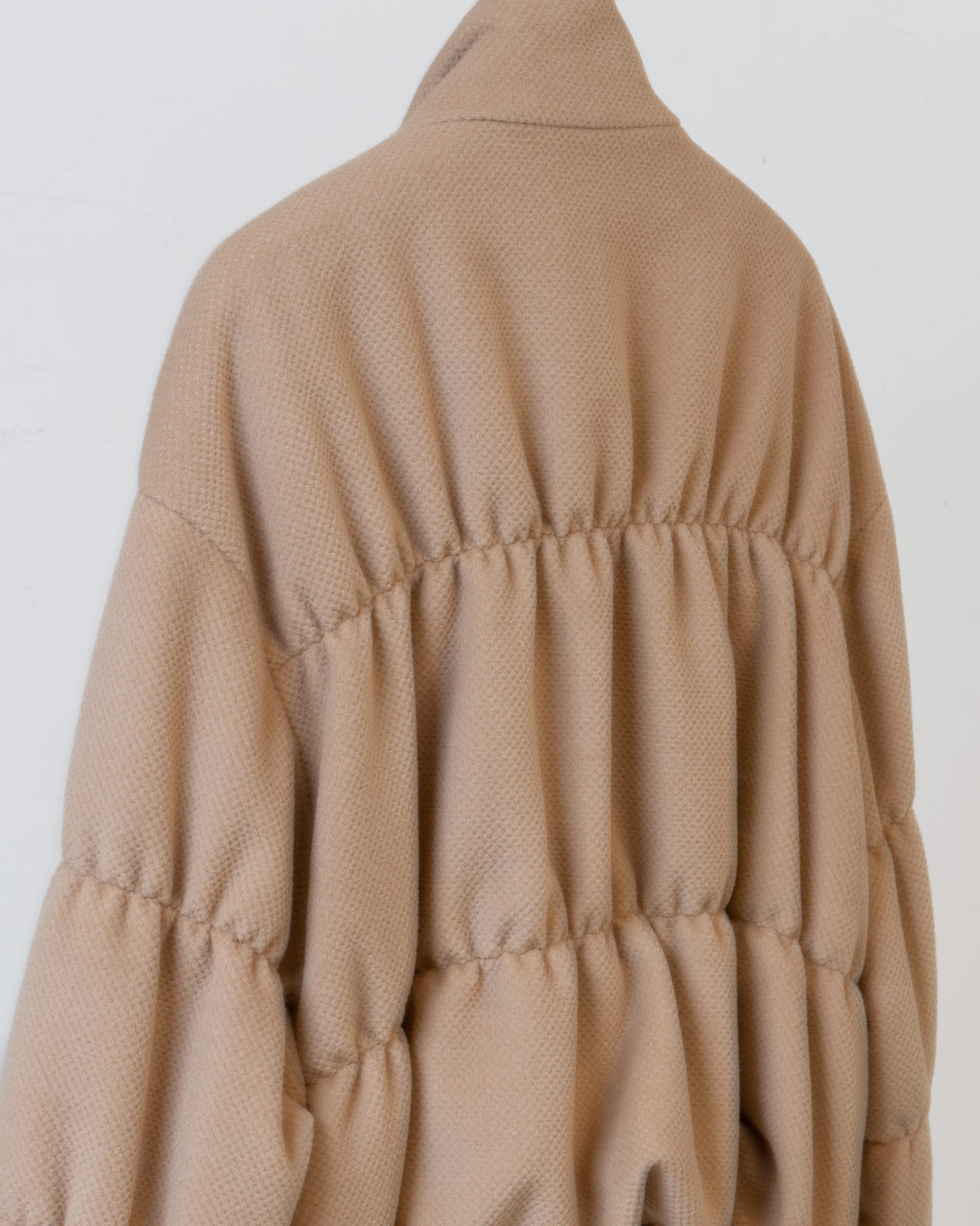 絨毛絎縫鋪棉外套(卡其)