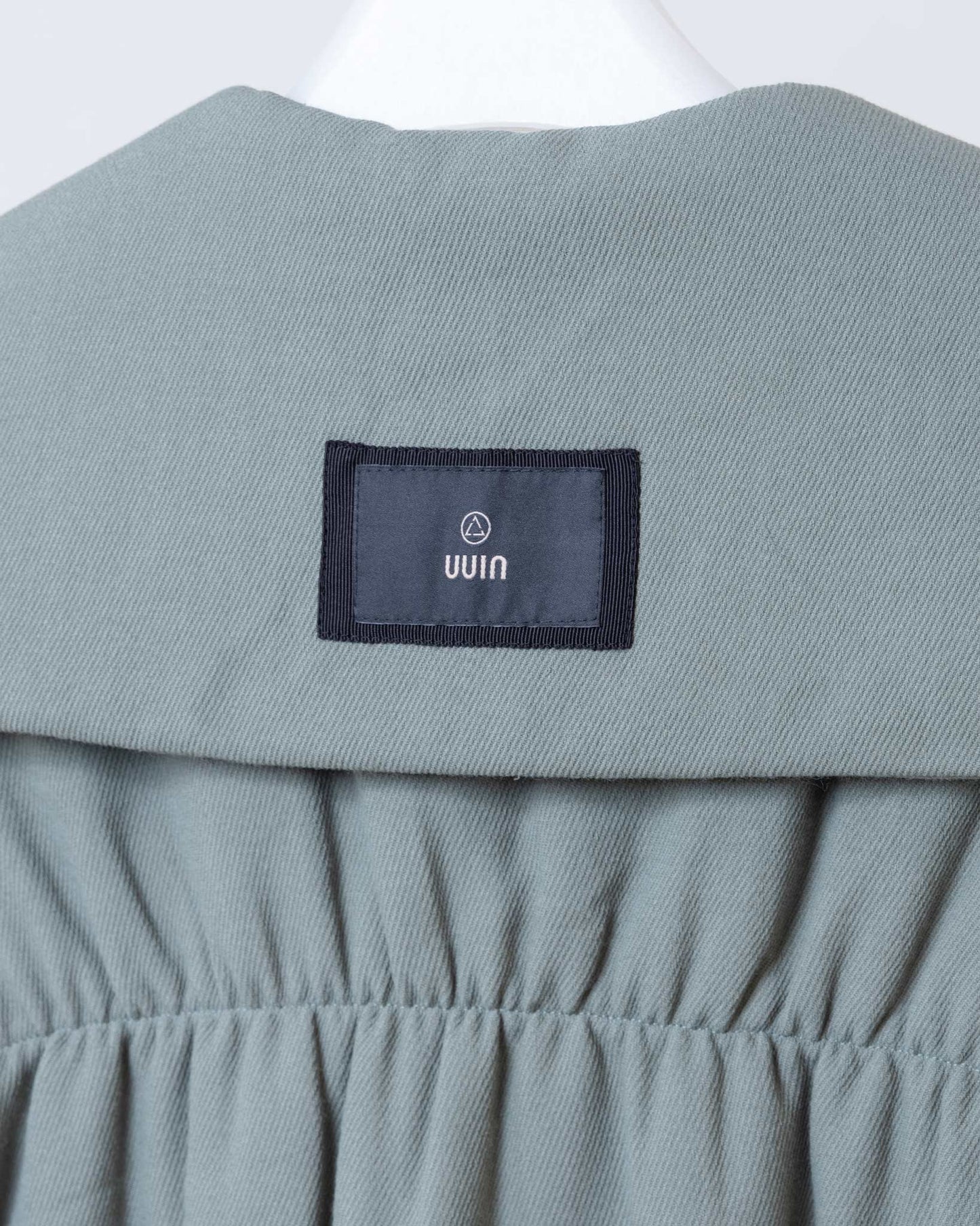 羊毛混紡鋪棉背心(綠色)