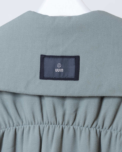 羊毛混紡鋪棉背心(綠色)