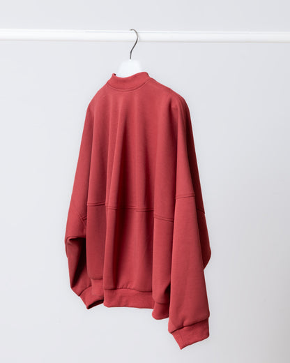 立體剪裁休閒外套(磚紅)