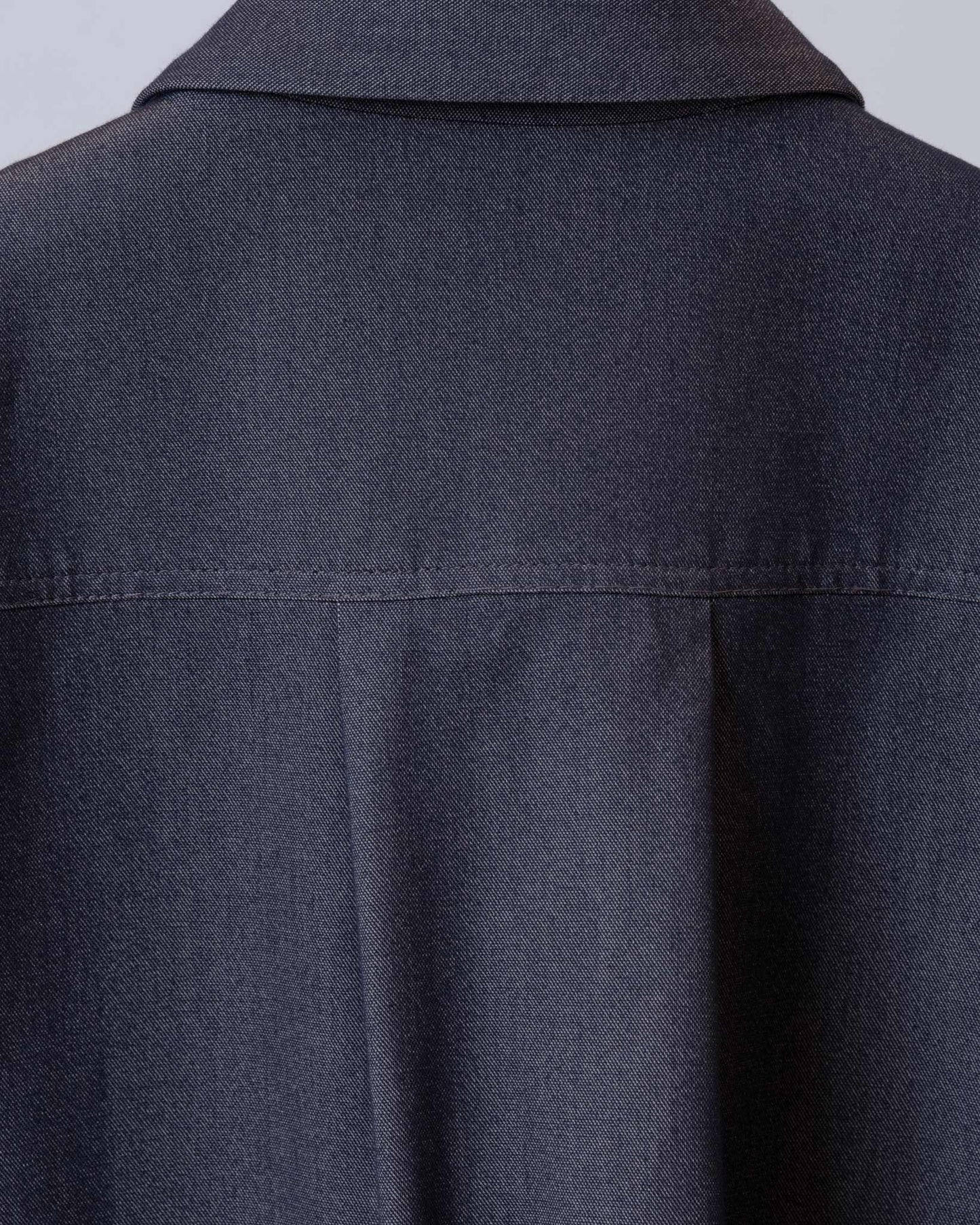 蓋袋翻領短版外套(黑咖)