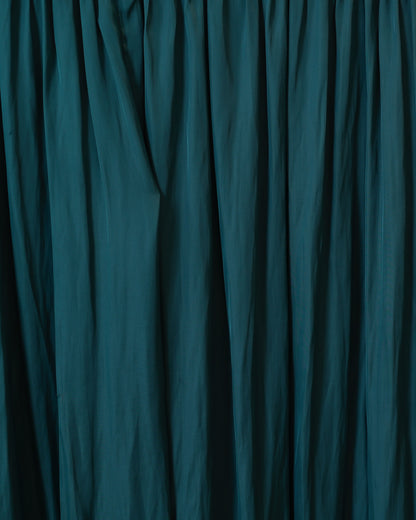 霧光緞面鬆緊寬褲(綠色)