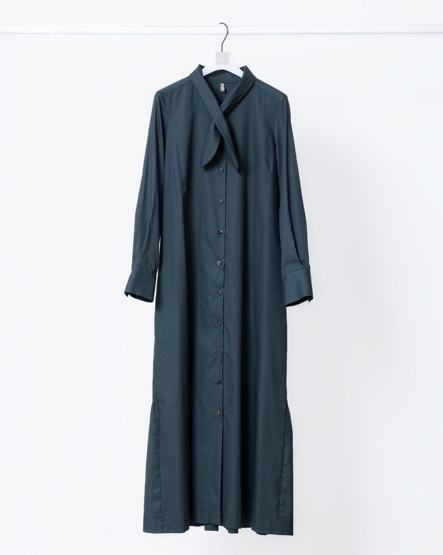 水兵領結魚尾長洋裝(深綠)