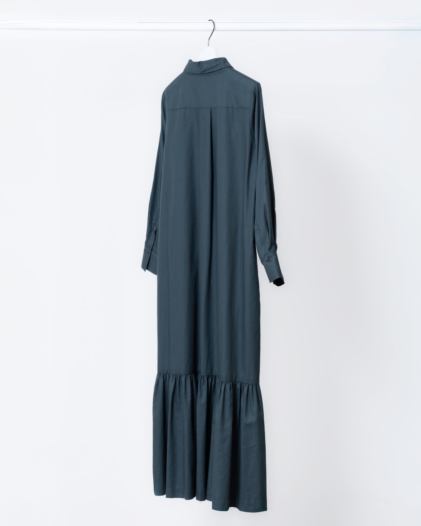 水兵領結魚尾長洋裝(深綠)