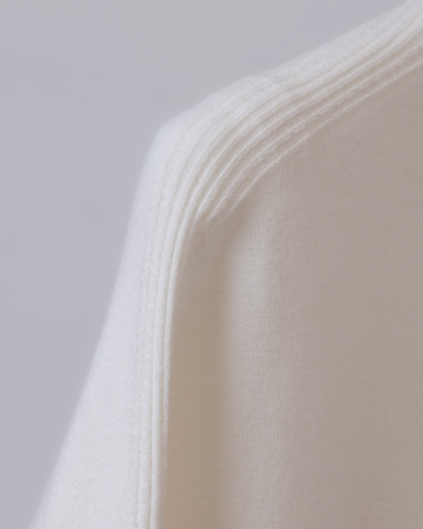 拉克蘭袖圓領上衣(米白)