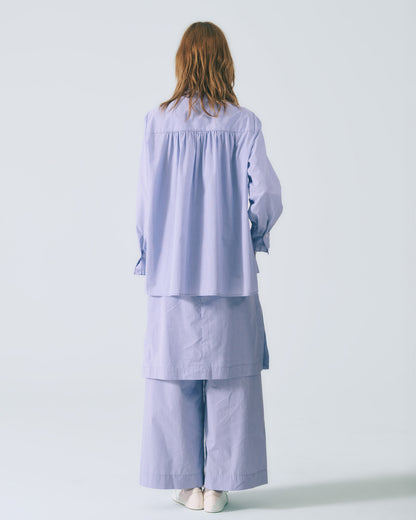 細條裙片直筒褲