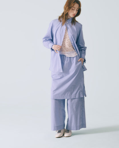 細條裙片直筒褲