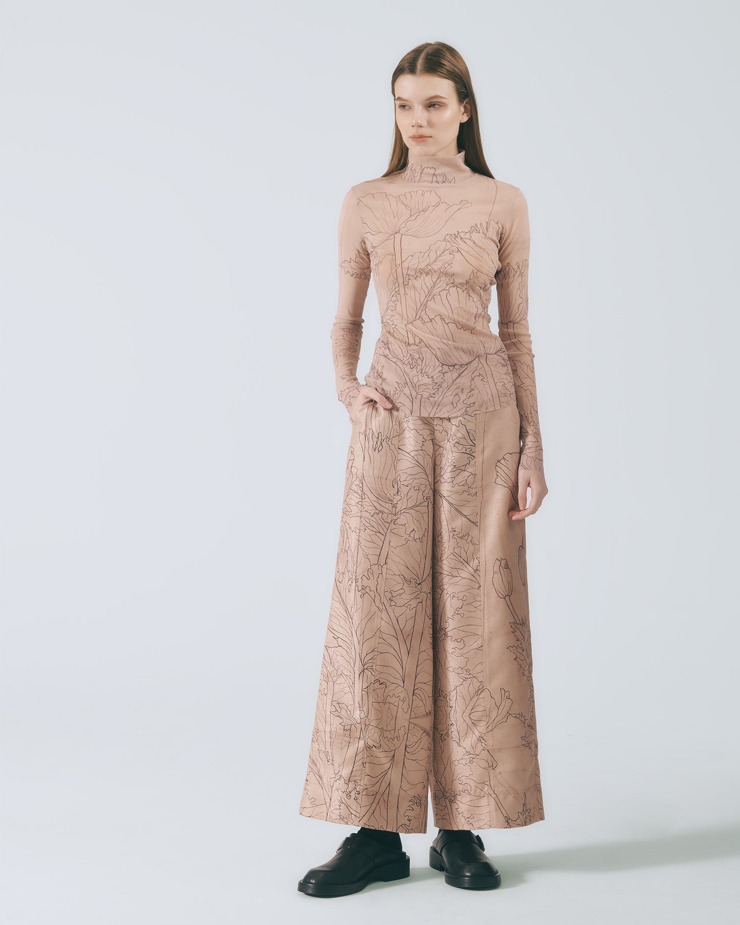 手繪圖稿刺青衣(罌粟花)