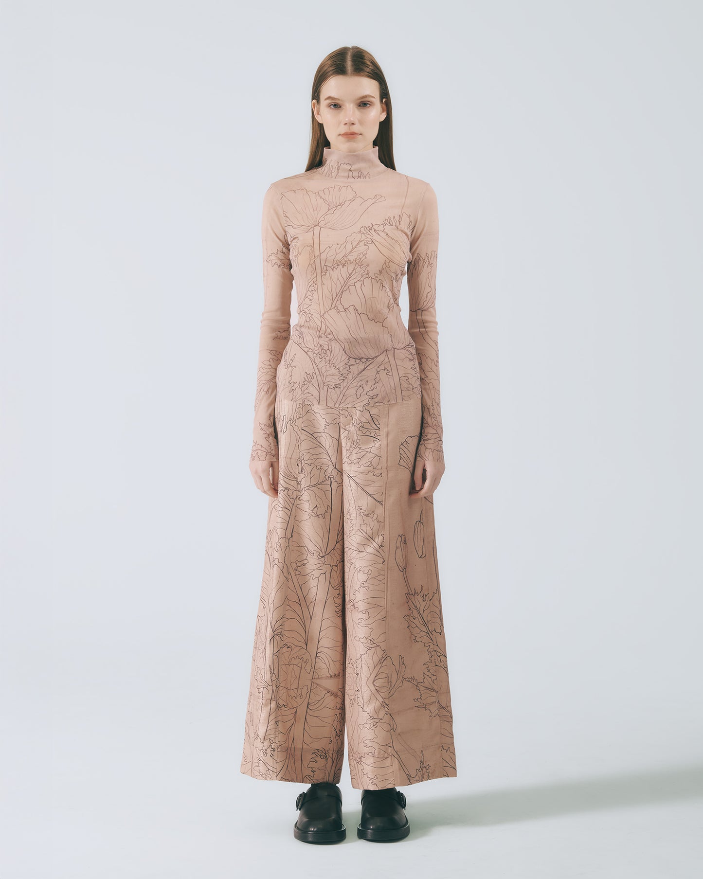 手繪圖稿刺青衣(罌粟花)