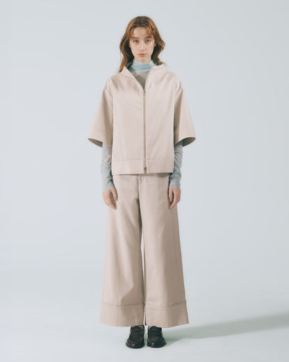 延領五分袖外套(灰卡其)