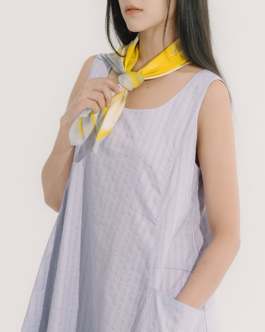 玻璃工藝絲巾(黃點)