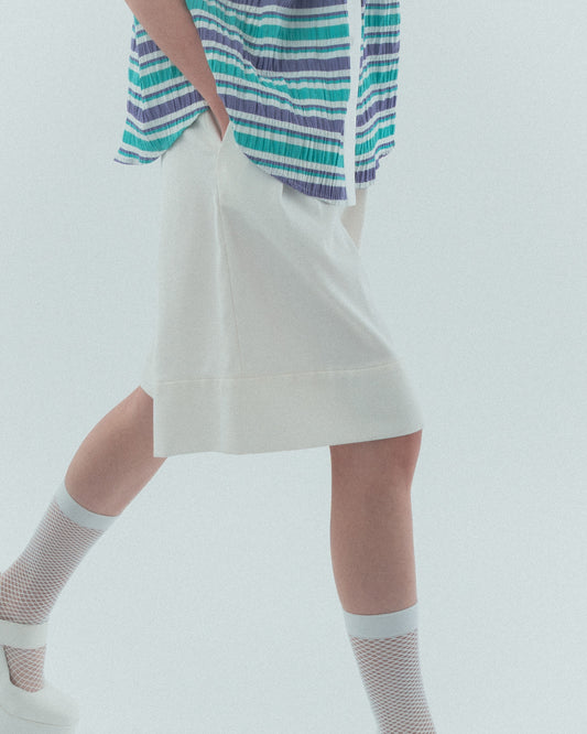 Rice Double Pleated Wide Pants