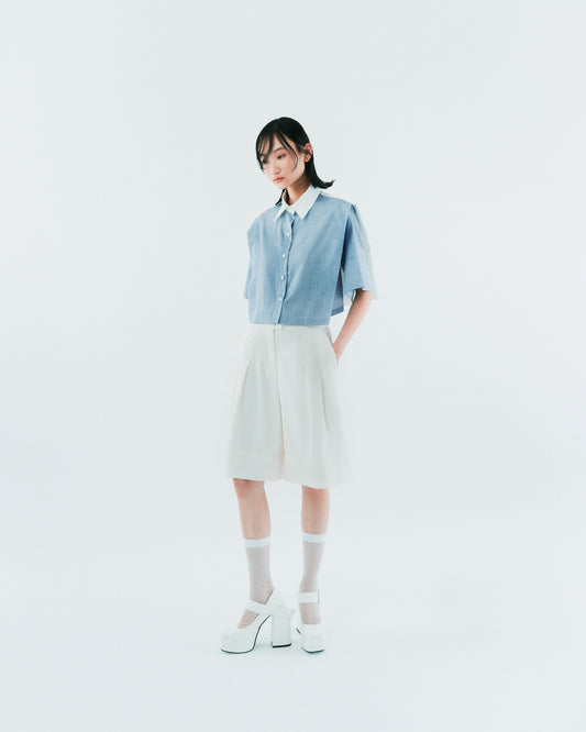 Rice Double Pleated Wide Pants