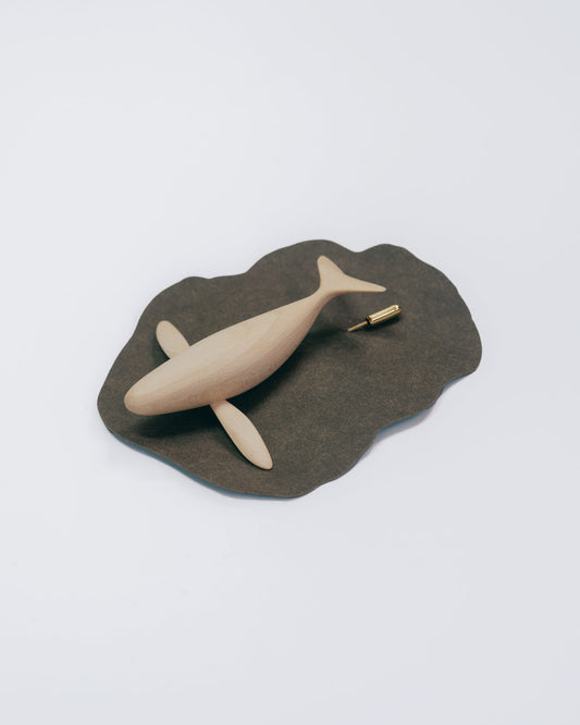 MoziDozen Whale Pin Collaboration 