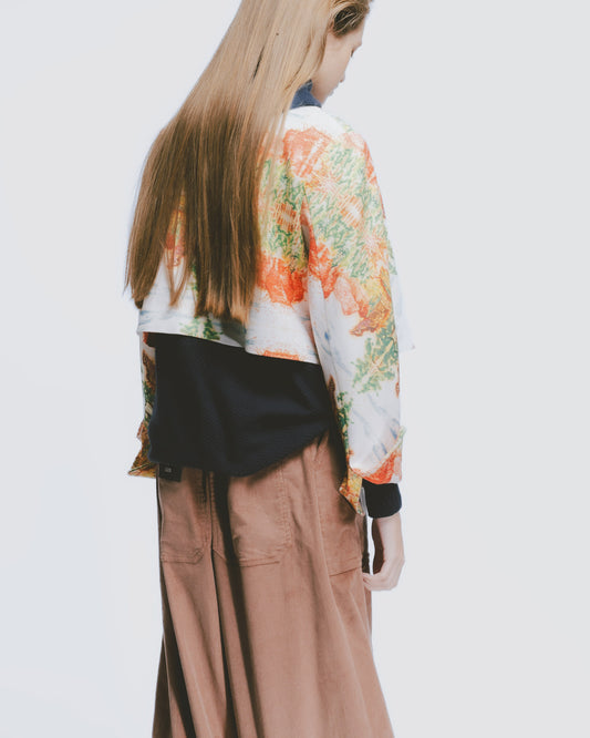 Alishan printed short cardigan jacket