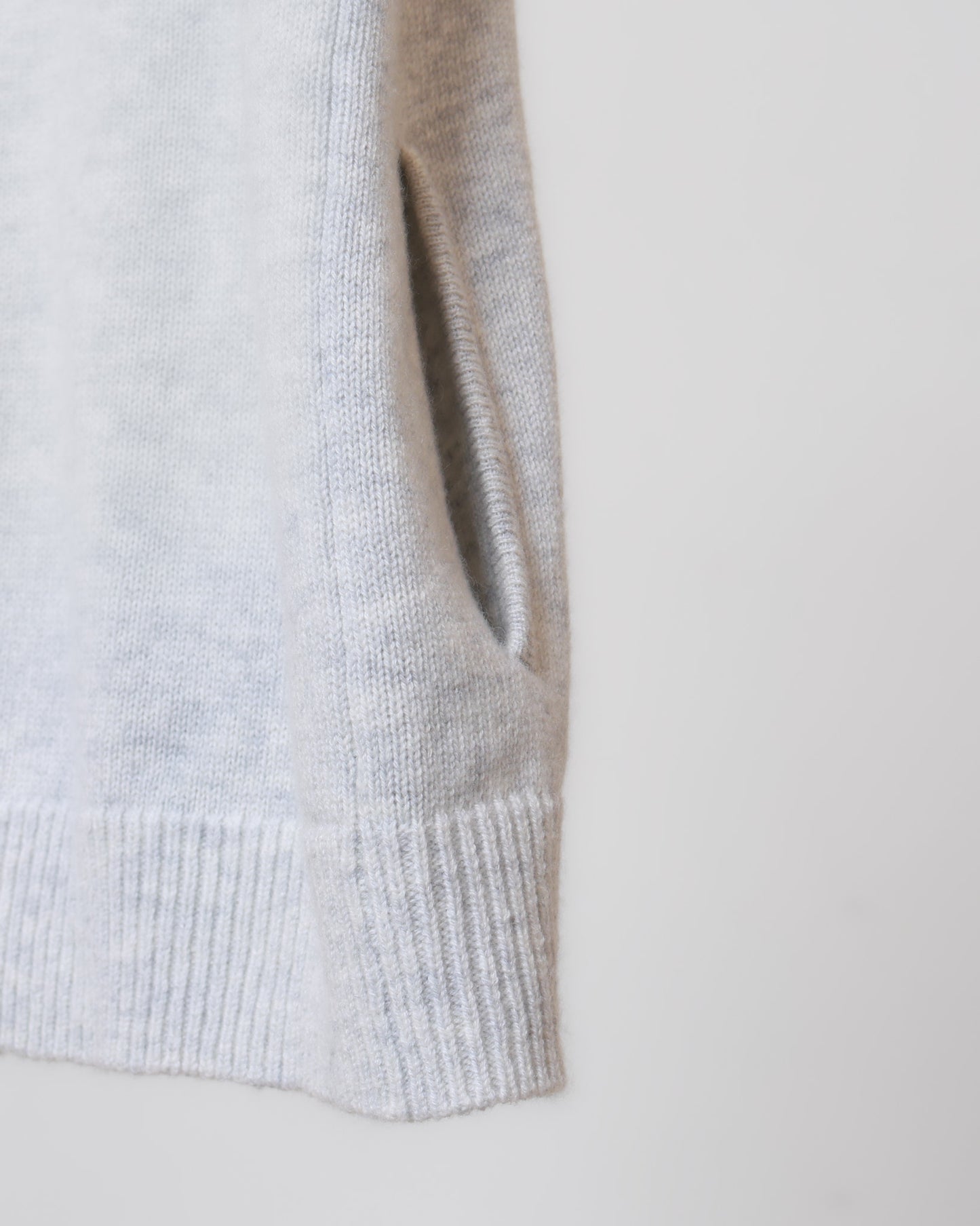 立領拉鍊開襟羊毛背心