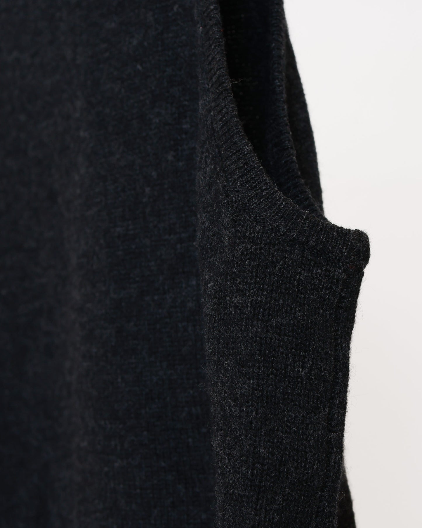 立領拉鍊開襟羊毛背心