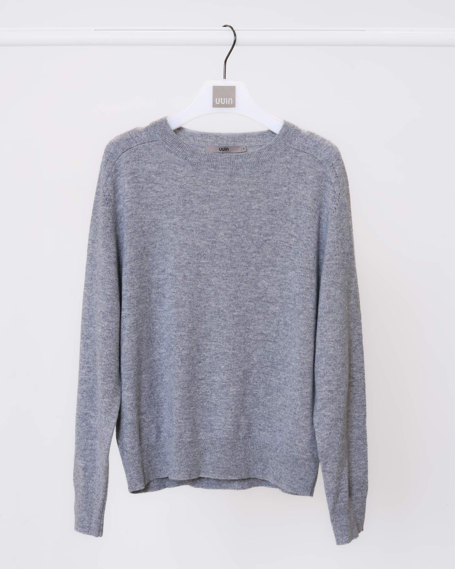 羊絨圓領針織上衣