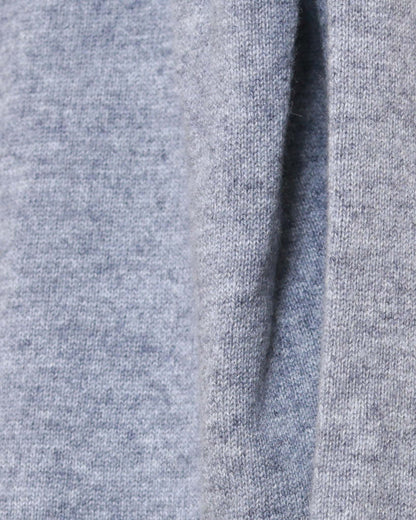 羊絨圓領針織上衣