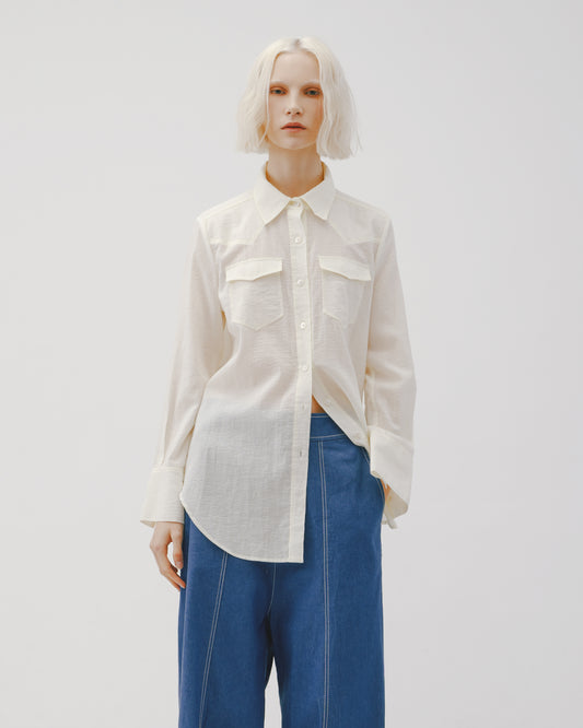Lightweight double-pocket shirt