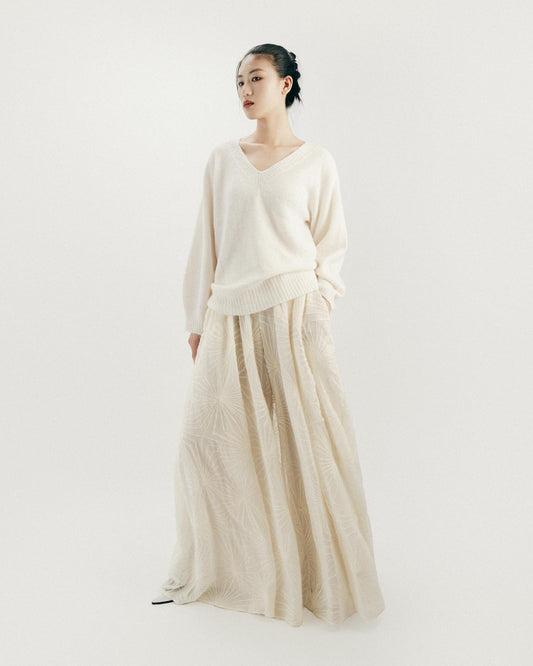 Off-white V-neck sweater